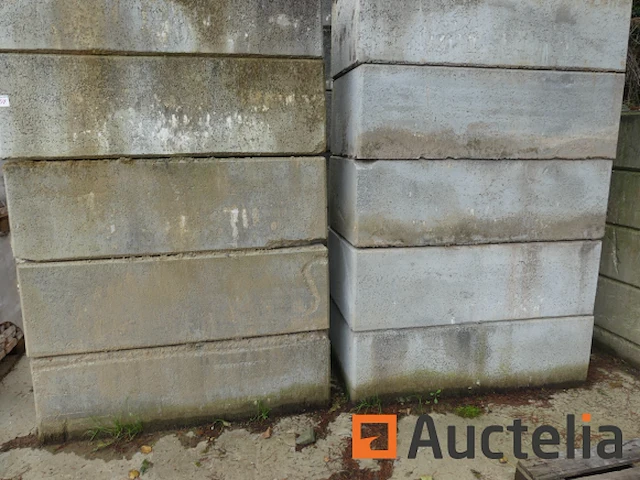 24 betonblokken stapelbare 'legobloc type' - afbeelding 3 van  7