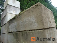 24 betonblokken stapelbare 'legobloc type' - afbeelding 5 van  7