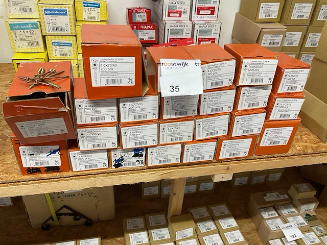 24 dozen houtschroeven - afbeelding 1 van  7