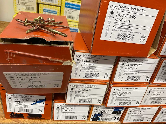 24 dozen houtschroeven - afbeelding 4 van  7
