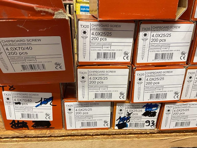 24 dozen houtschroeven - afbeelding 5 van  7