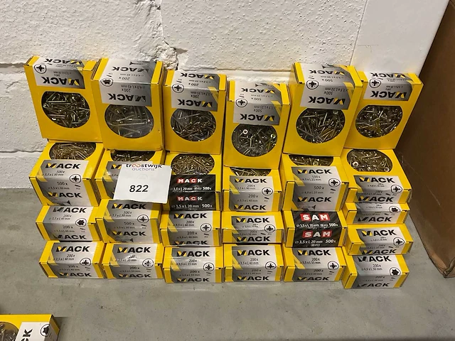 24 dozen houtschroeven - afbeelding 1 van  6