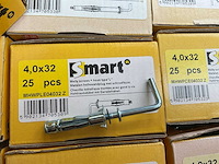 24 dozen metalen hollewandplug met schroefduim - afbeelding 5 van  5