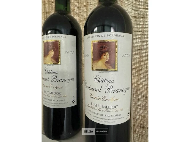 24 flessen 2x 1 doos chateau bertrand braneyre haut medoc 2005 - afbeelding 4 van  5