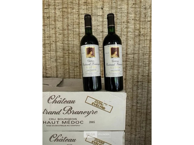 24 flessen 2x 1 doos chateau bertrand braneyre haut medoc 2005 - afbeelding 2 van  5