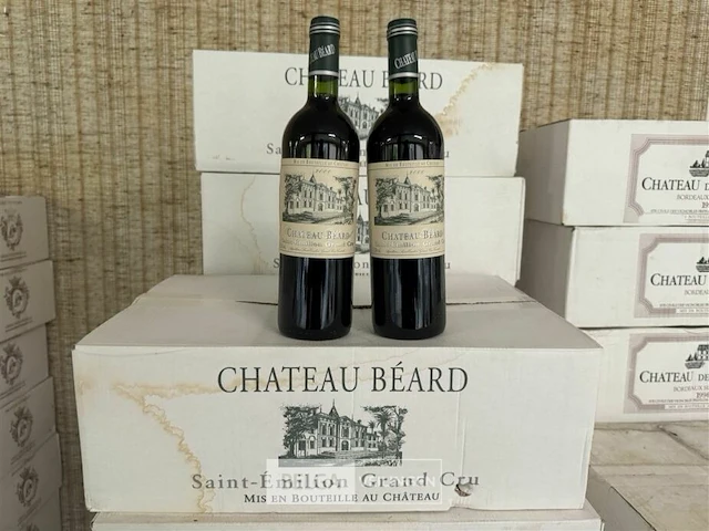 24 flessen 2x1 doos chateau beard saint emilion grand cru 2000 - afbeelding 1 van  5