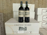 24 flessen 2x1 doos chateau beard saint emilion grand cru 2000 - afbeelding 1 van  5