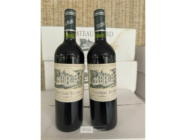 24 flessen 2x1 doos chateau beard saint emilion grand cru 2000 - afbeelding 4 van  5