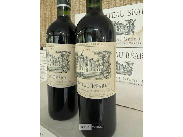 24 flessen 2x1 doos chateau beard saint emilion grand cru 2000 - afbeelding 5 van  5