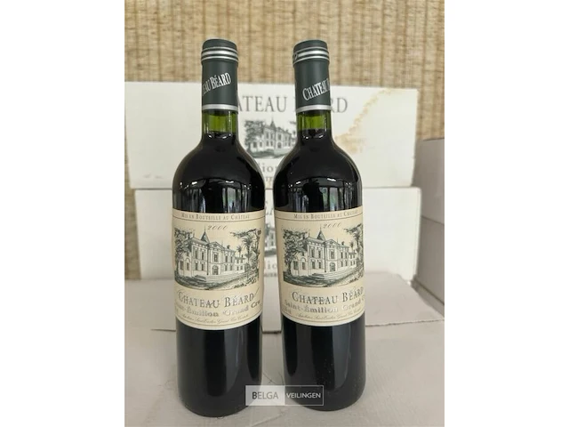 24 flessen 2x1 doos chateau beard saint emilion grand cru 2000 - afbeelding 3 van  4
