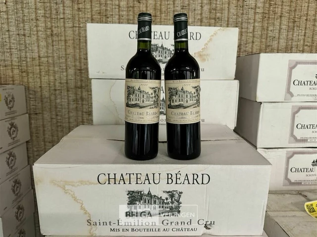 24 flessen 2x1 doos chateau beard saint emilion grand cru 2000 - afbeelding 1 van  4