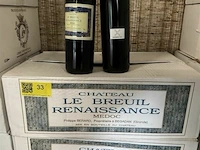24 flessen 2x1 doos chateau le breuil renaissance medoc 2000 - afbeelding 1 van  5