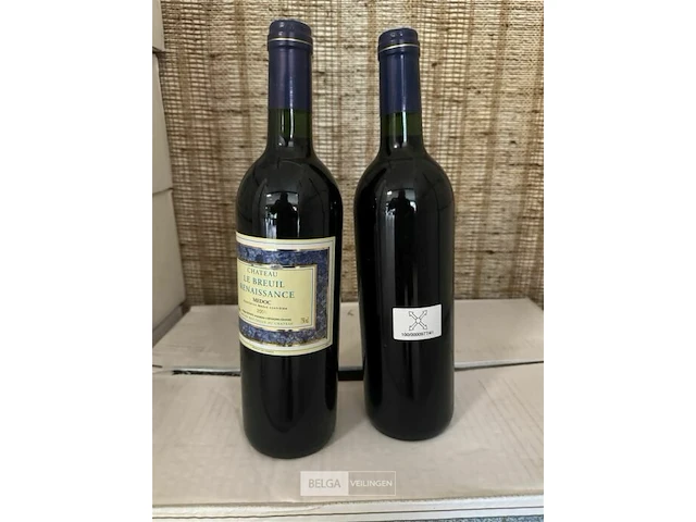 24 flessen 2x1 doos chateau le breuil renaissance medoc 2000 - afbeelding 3 van  5