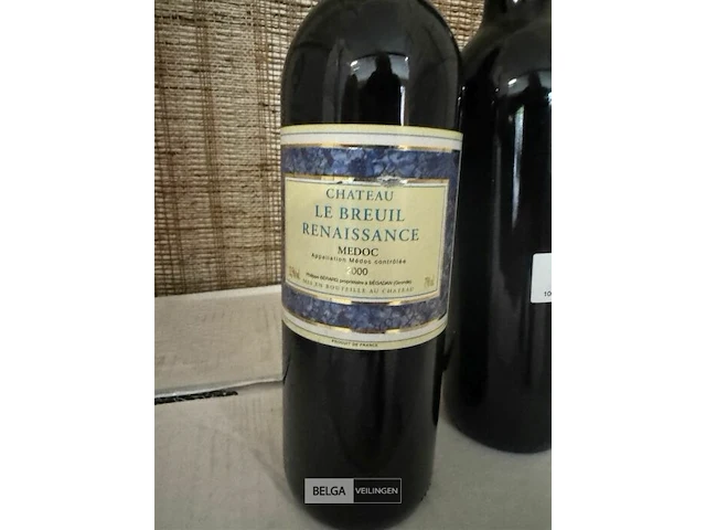 24 flessen 2x1 doos chateau le breuil renaissance medoc 2000 - afbeelding 4 van  5