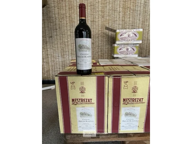 24 flessen 2x1 doos chateau prieure blaignan medoc 1996 - afbeelding 1 van  3