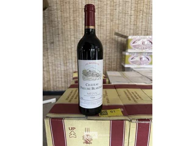 24 flessen 2x1 doos chateau prieure blaignan medoc 1996 - afbeelding 2 van  3