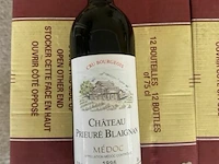 24 flessen 2x1 doos chateau prieure blaignan medoc 1996 - afbeelding 3 van  3