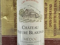 24 flessen 2x1 doos chateau prieure blaignan medoc 1996 - afbeelding 2 van  4