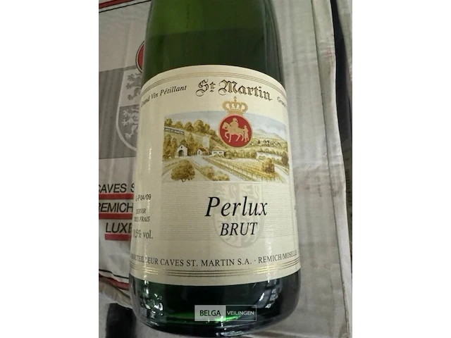 24 flessen 4x 1 doos st martin perlux brut - afbeelding 5 van  5