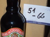 24 flessen à 70cl likeur créme de cassis de dijon, charles le téméraire, 16%