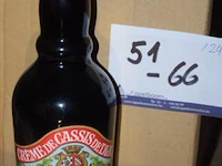 24 flessen à 70cl likeur créme de cassis de dijon, charles le téméraire, 16% - afbeelding 1 van  2