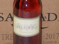 24 flessen à 75cl rosé wijn tre torri, santadi, carignano del sulcis, 2017, 13% - afbeelding 1 van  2