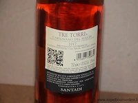 24 flessen à 75cl rosé wijn tre torri, santadi, carignano del sulcis, 2017, 13% - afbeelding 2 van  2