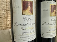 24 flessen x 1 doos chateau bertrand braneyre haut medoc 2005 - afbeelding 6 van  6