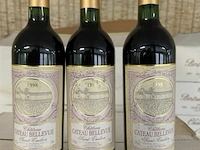 24 flessen2x 1 doos chateau cateau bellevue saint emilion 1998 - afbeelding 3 van  4