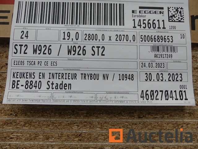 24 melamine spaanplaat panelen egger st2 w926 - afbeelding 1 van  2