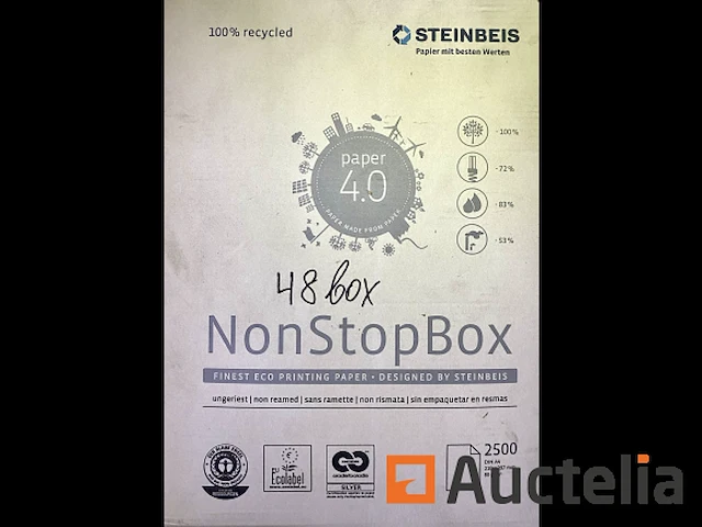 24 pakjes steinbeis a4 n4 doos van 2500 vellen, eco, 100% gerecycled - afbeelding 2 van  15