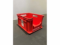24 schäfer stapelbak ef4220f1 400x300x220 mm, front open, rood, occasie - afbeelding 2 van  2