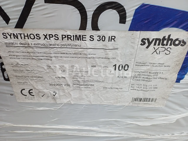 24 synthos xps prime s30 ir isolatieplaten - afbeelding 3 van  3