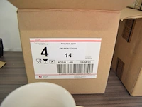 24 tassen met ondertas rombouts cappuccino - afbeelding 2 van  4