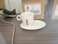 24 tassen met ondertas rombouts cappuccino - afbeelding 4 van  4