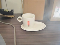 24 tassen met ondertas rombouts cappuccino - afbeelding 4 van  4