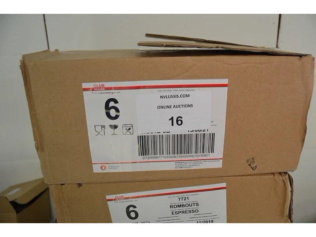 24 tassen met ondertas rombouts espresso - afbeelding 2 van  4