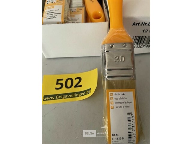 24 verfborstels 30mm - afbeelding 3 van  3