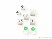 24 x dual tl armatuur 120cm – ip65 waterdicht – fluorescerend frame – binnen / buiten - afbeelding 4 van  6
