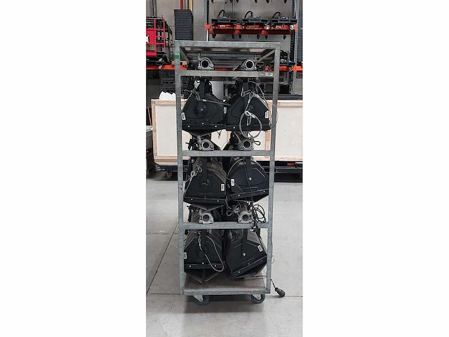 24 x f.a.l. scene pro 1000 flood 1kw asym. w/dolly - afbeelding 2 van  6