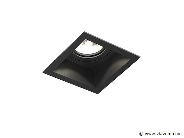 24 x gt deep square kantelbare inbouwspots zwart - afbeelding 2 van  10