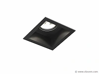 24 x gt deep square kantelbare inbouwspots zwart - afbeelding 2 van  10