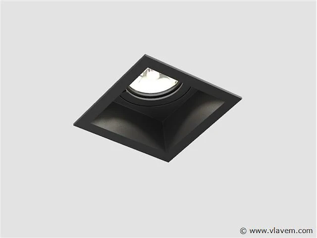 24 x gt deep square kantelbare inbouwspots zwart - afbeelding 1 van  10