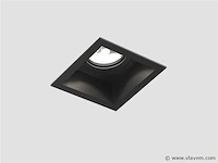 24 x gt deep square kantelbare inbouwspots zwart - afbeelding 1 van  10