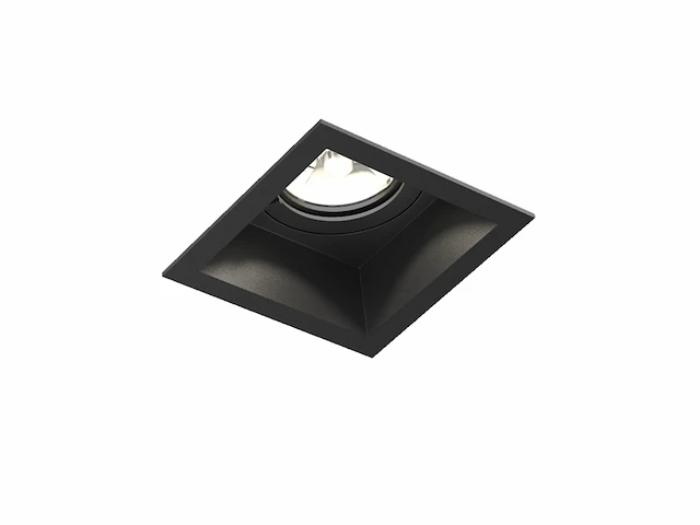 24 x gt deep square kantelbare inbouwspots zwart - afbeelding 3 van  10