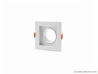 24 x gt square design inbouwspots wit - afbeelding 7 van  8