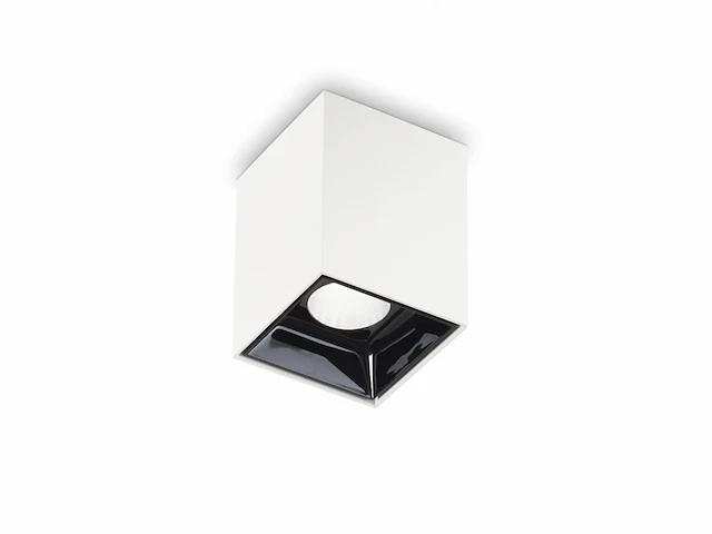 24 x gt square opbouwspots wit/zwart - afbeelding 1 van  6