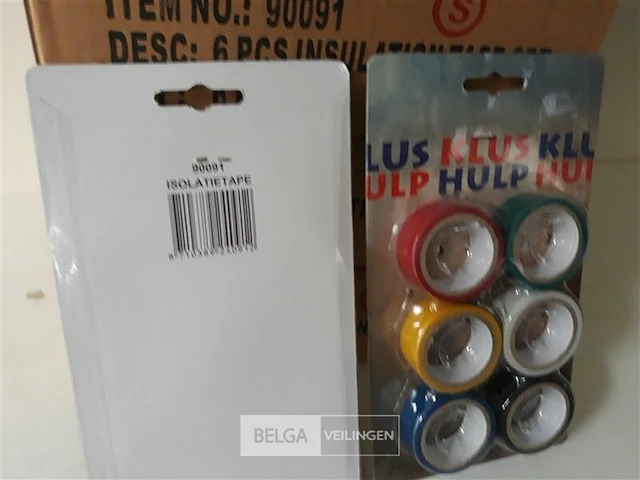 24 x isolatie tape 6 rollen - afbeelding 3 van  3