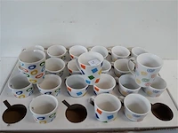 24 x koffiemok 10 cm - afbeelding 1 van  2