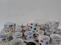 24 x koffiemok 10 cm - afbeelding 2 van  2